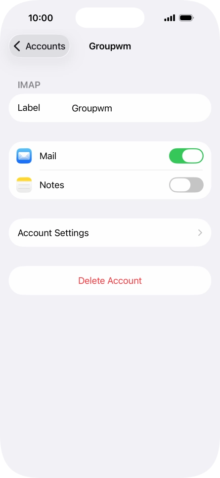 Press Account Settings. Press Account Settings.