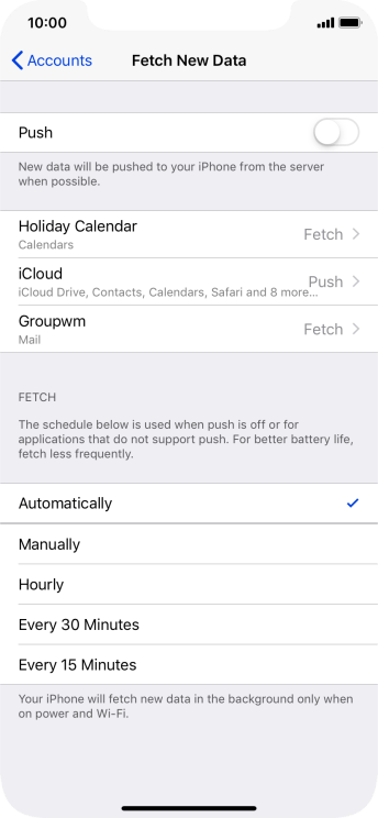 If you turn off the function, press the required setting. If you turn off the function, press the required setting.