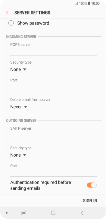 Press the drop down list below Press the drop down list below