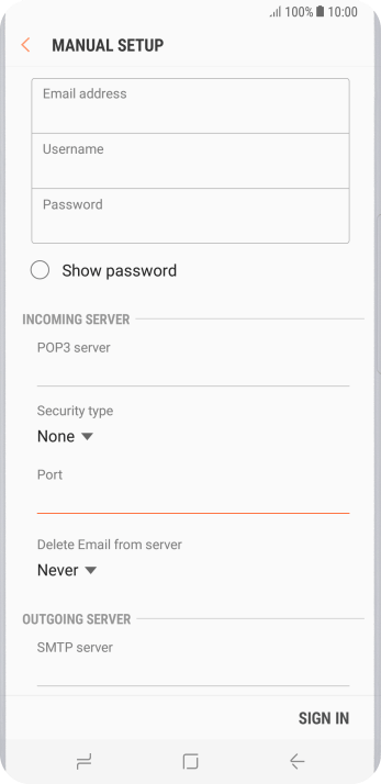 Press the drop down list below Press the drop down list below