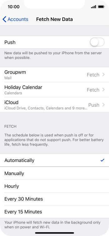 If you turn off the function, press the required setting. If you turn off the function, press the required setting.