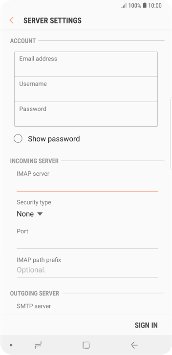 Press the drop down list below Press the drop down list below
