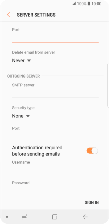 Press the drop down list below Press the drop down list below