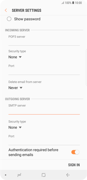 Press the drop down list below Press the drop down list below