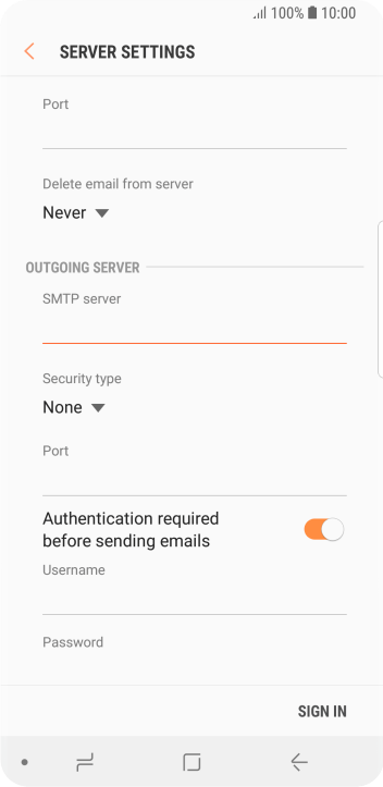 Press the drop down list below Press the drop down list below