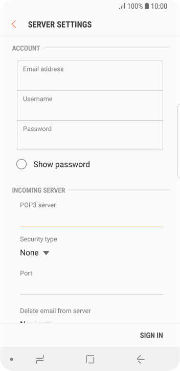 Press the drop down list below Press the drop down list below