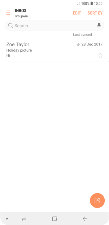 Slide your finger right starting from the left side of the screen. Slide your finger right starting from the left side of the screen.