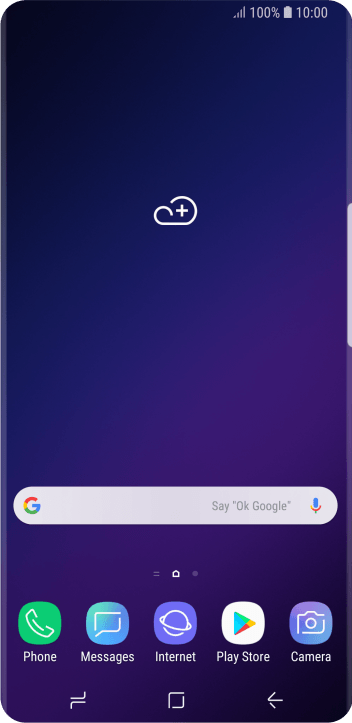 Slide your finger downwards starting from the top of the screen. Slide your finger downwards starting from the top of the screen.