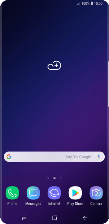 Slide your finger downwards starting from the top of the screen. Slide your finger downwards starting from the top of the screen.