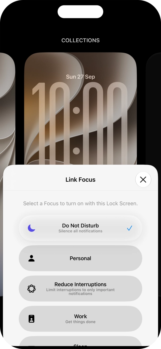 Press the close icon. Press the close icon.
