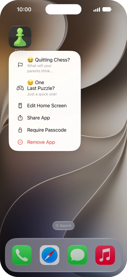 Press Require Passcode. Press Require Passcode.