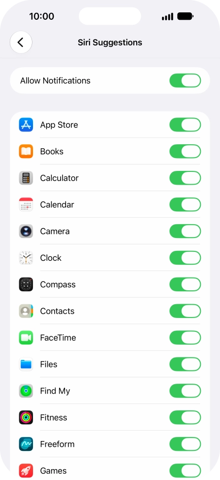 Press the indicator next to Press the indicator next to