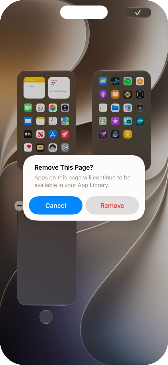 Press Remove. Press Remove.