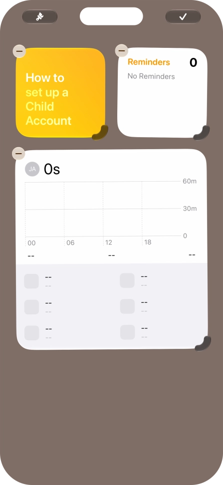 Press the edit icon. Press the edit icon.