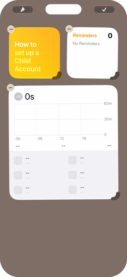Press the edit icon. Press the edit icon.