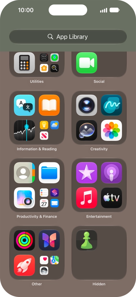 Press and hold the required app. Press and hold the required app.