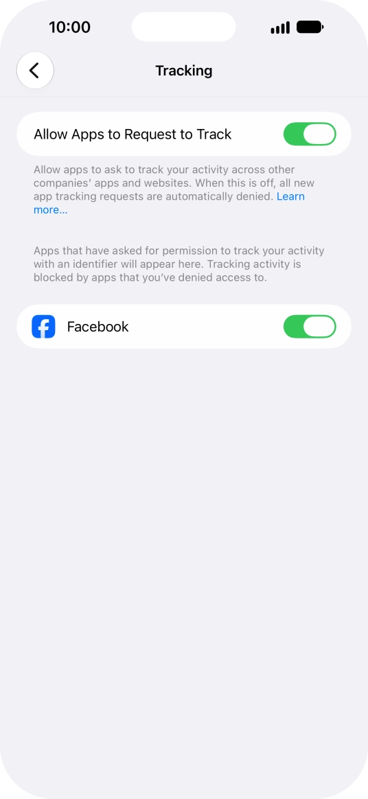 Press the indicator next to Press the indicator next to
