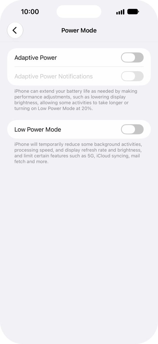 Press the indicator next to Press the indicator next to