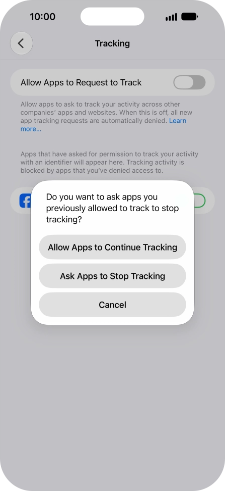 If you turn off the function, press the required setting. If you turn off the function, press the required setting.