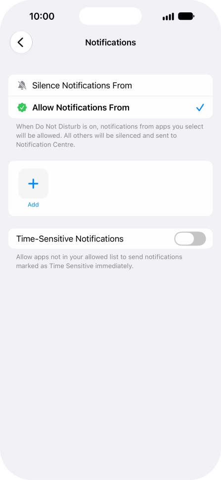 Press the indicator next to Press the indicator next to