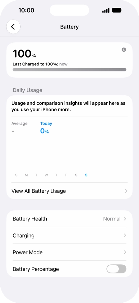 Press Power Mode. Press Power Mode.