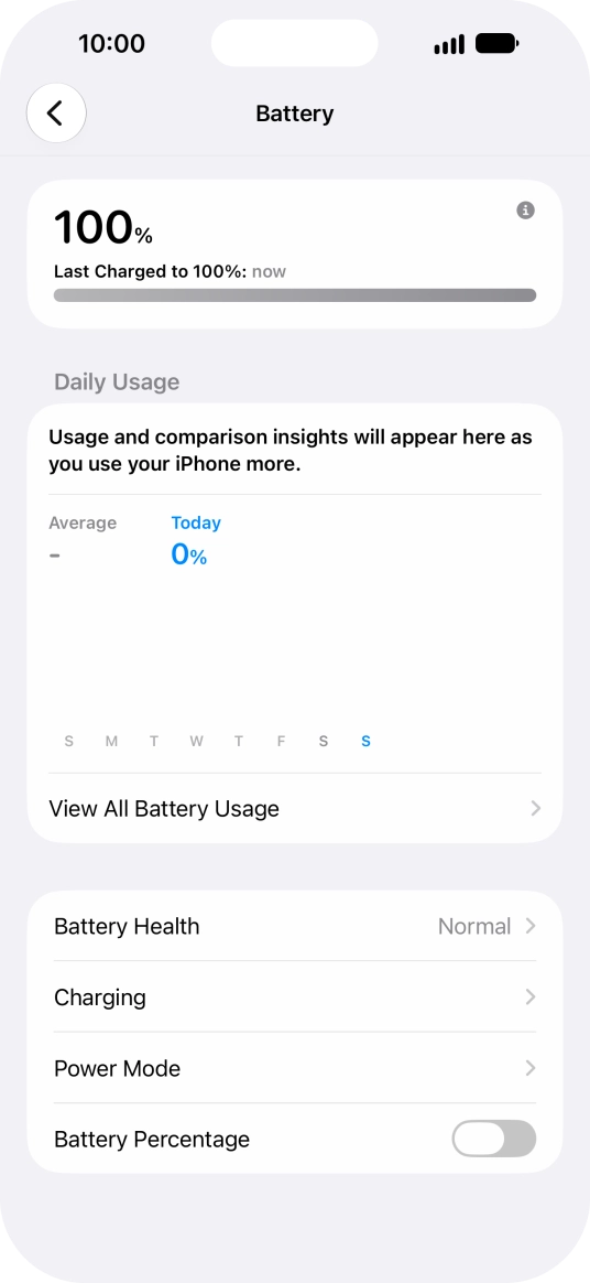 Press Power Mode. Press Power Mode.