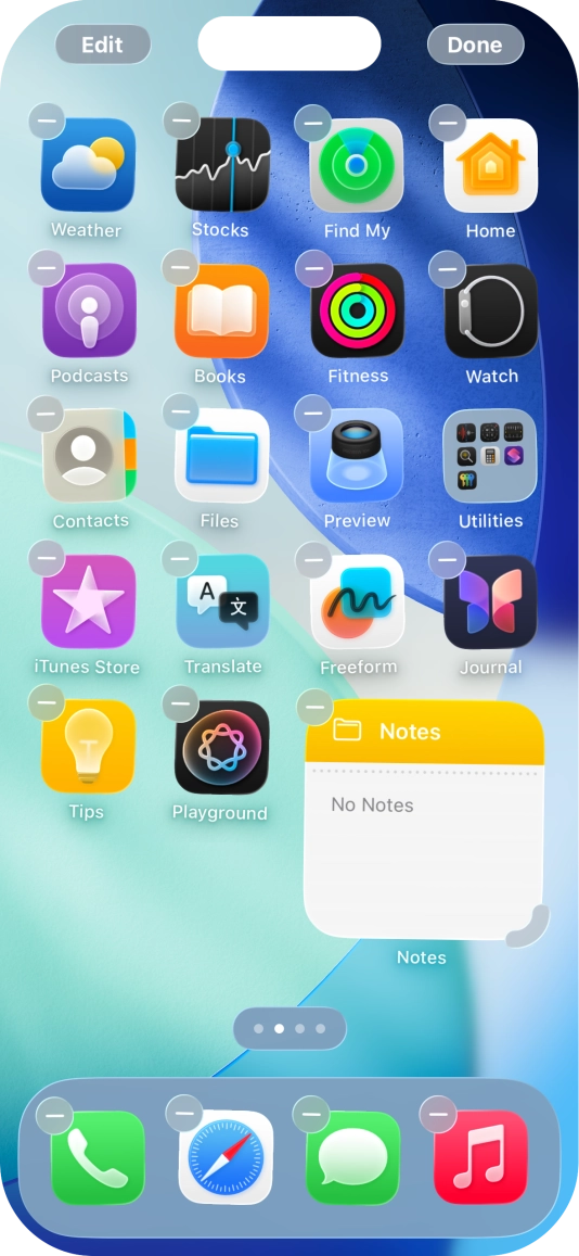 Press Done. Press Done.