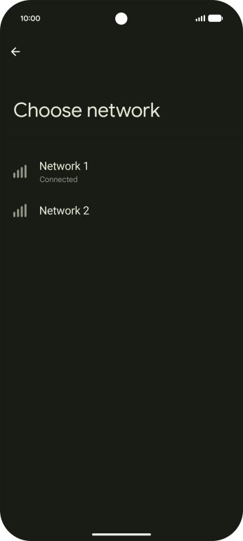Press arrow left. Press arrow left.