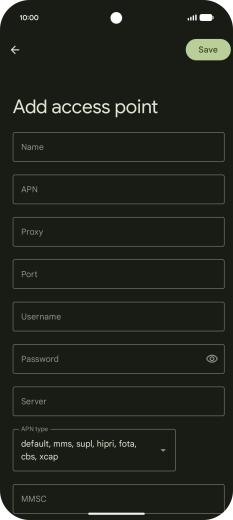Press Name and key in EE Internet. Press Name and key in EE Internet.