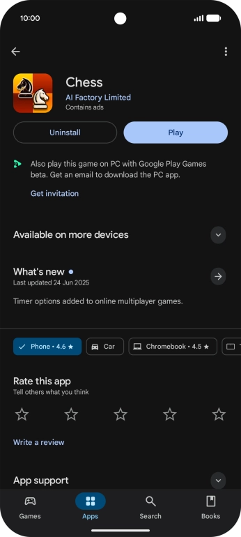 Press Uninstall. Press Uninstall.