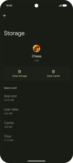 Press Clear cache. Press Clear cache.