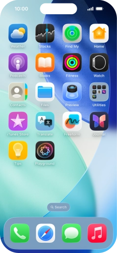Press and hold anywhere on the home screen. Press and hold anywhere on the home screen.