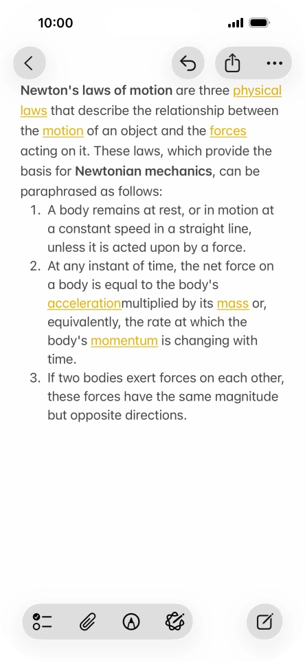 Press the Apple Intelligence icon. Press the Apple Intelligence icon.