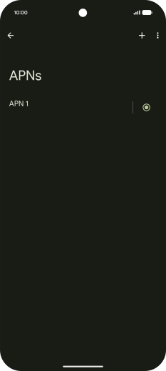 Press the add icon. Press the add icon.