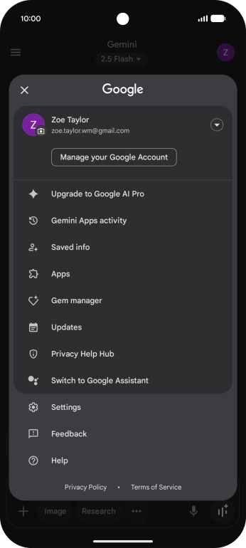 Press Settings. Press Settings.