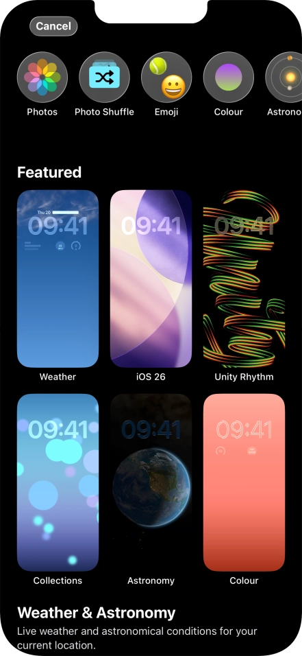 Press the required category and follow the instructions on the screen to select the required background image. Press the required category and follow the instructions on the screen to select the required background image.