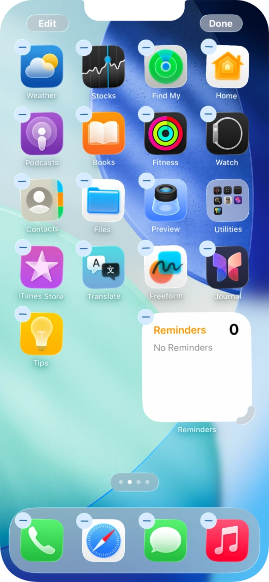 Press Done. Press Done.