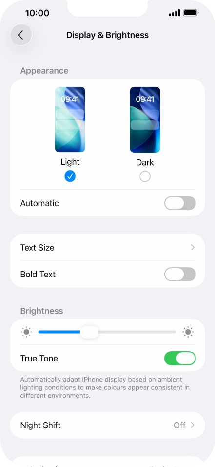 Press Dark. Press Dark.