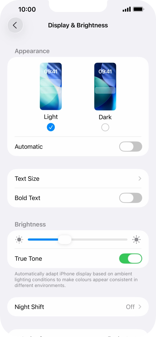 Press Dark. Press Dark.