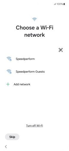 Press the required Wi-Fi network. Press the required Wi-Fi network.