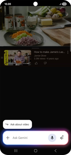 Press Ask about video. Press Ask about video.