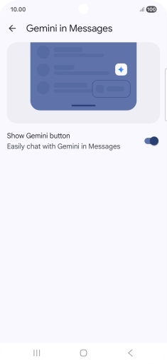 Press the indicator next to Press the indicator next to