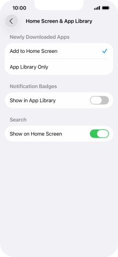 To add new downloaded apps to both the home screen and App Library, press Add to Home Screen. To add new downloaded apps to both the home screen and App Library, press Add to Home Screen.