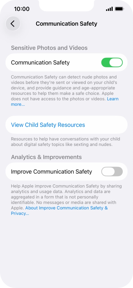 Press the indicator next to Press the indicator next to