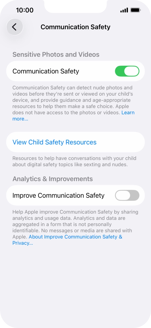 Press the indicator next to Press the indicator next to