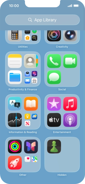 Press and hold the required app. Press and hold the required app.