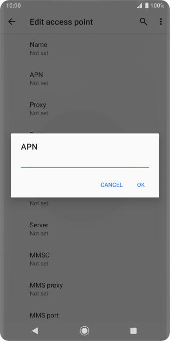 Key in eezone and press OK. Key in eezone and press OK.