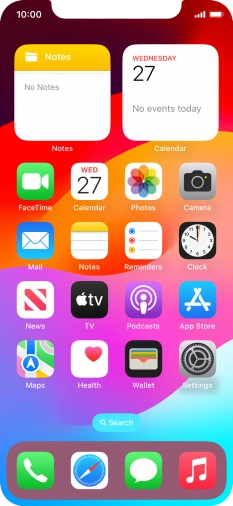 Press the phone icon. Press the phone icon.