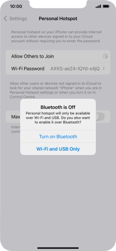 If Wi-Fi is turned on, press Wi-Fi and USB Only. If Wi-Fi is turned on, press Wi-Fi and USB Only.