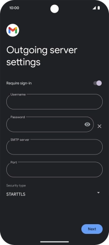Press the indicator next to Press the indicator next to
